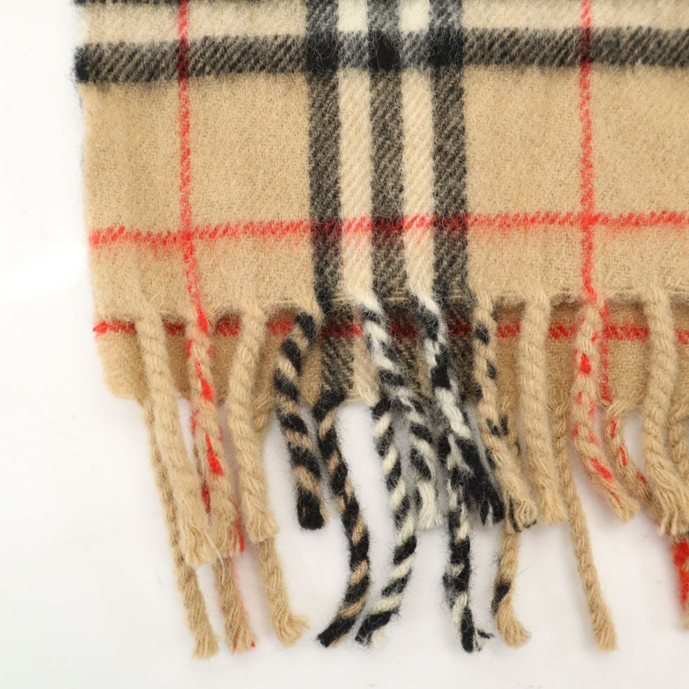 バーバリーズ 英国製 ノバチェック柄 マフラー  ベージュ Burberrys ユニセックス メンズ