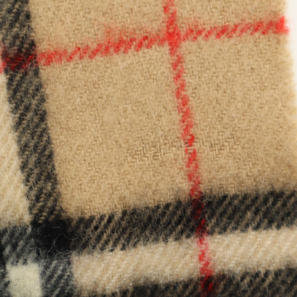 バーバリーズ 英国製 ノバチェック柄 マフラー  ベージュ Burberrys ユニセックス メンズ