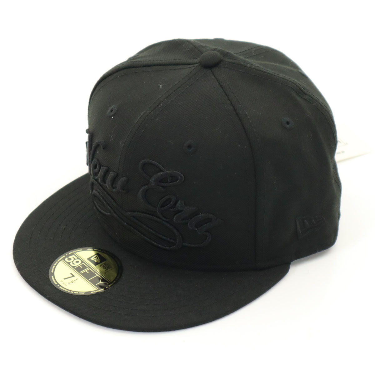 未使用 NEW ERA ニューエラ SCRIPT キャップ 59 ブラック FIFTY 帽子 メンズ