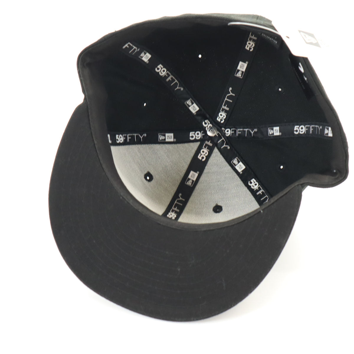 未使用 NEW ERA ニューエラ SCRIPT キャップ 59 ブラック FIFTY 帽子 メンズ