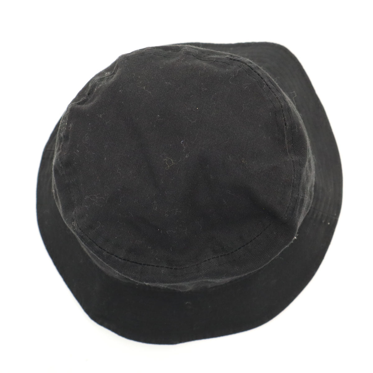 NEW ERA ニューエラ ロゴ刺繍 バケット ハット S-M ブラック 帽子 メンズ