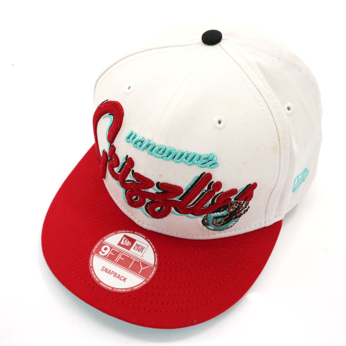 NEW ERA ニューエラ 9FIFTY キャップ ONE SIZE ホワイト×レッド NBA スナップバック メンズ