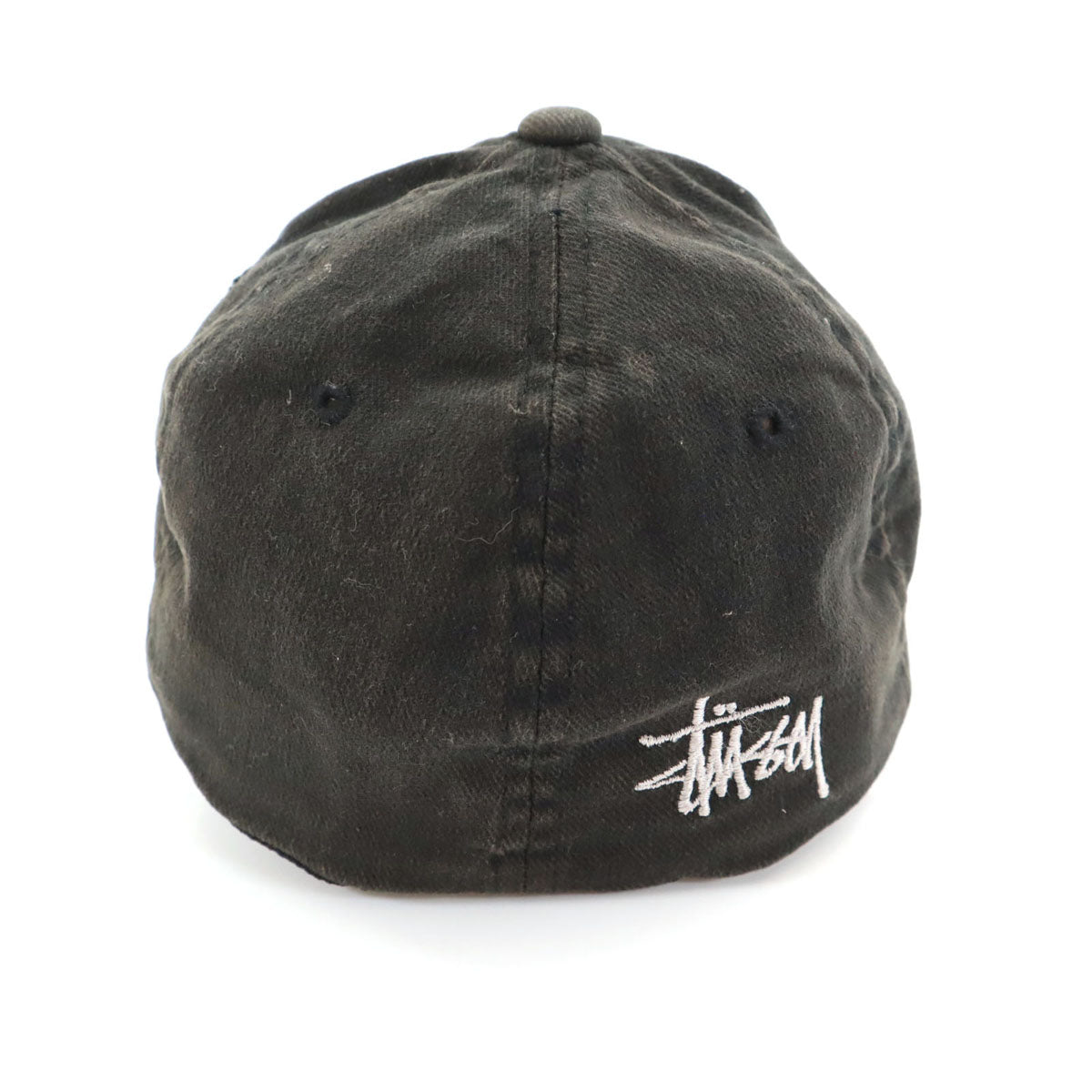 STUSSY ステューシー 90s オールド キャップ S-M ベージュ×ブラック 帽子 メンズ