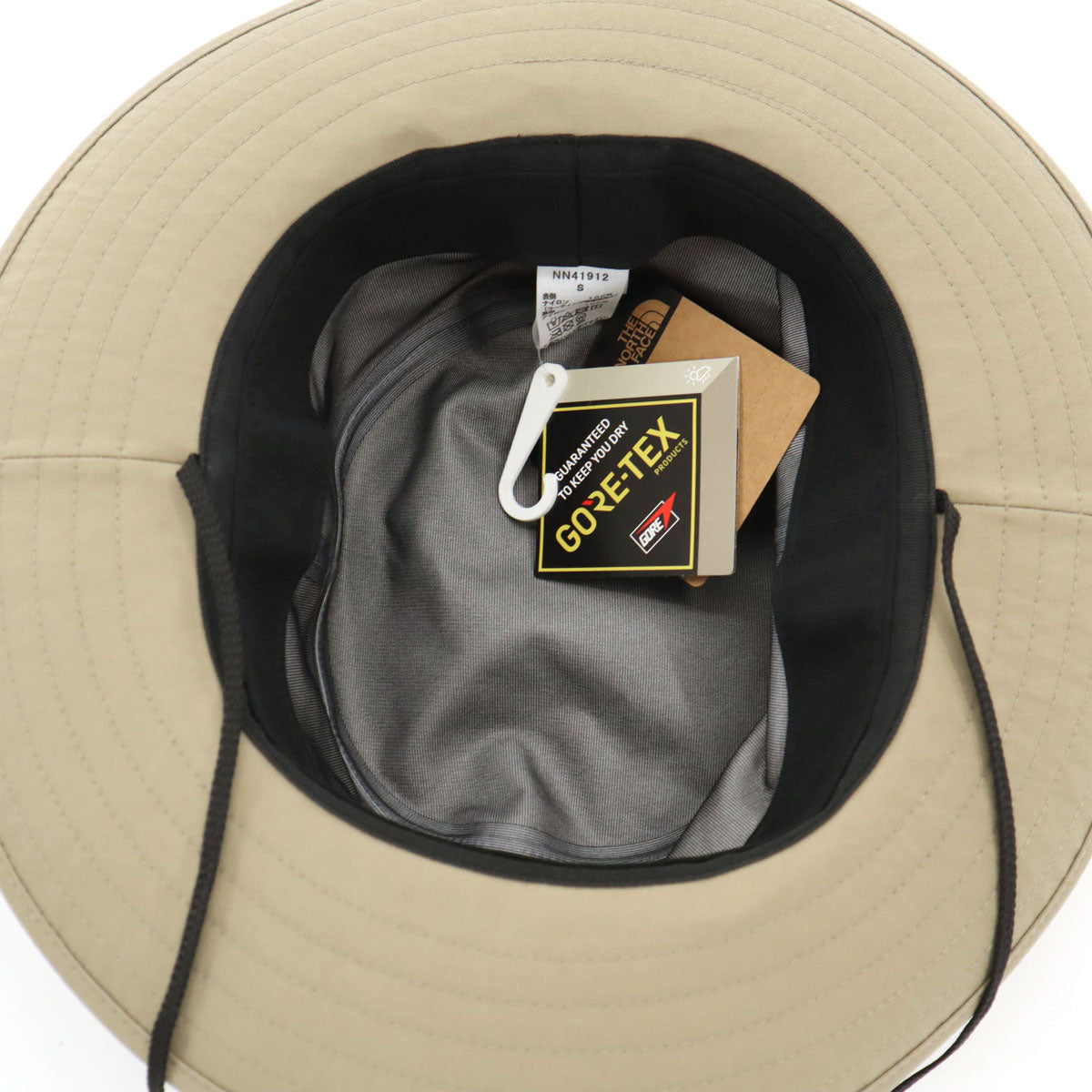 未使用 THE NORTH FACE ノースフェイス ハット S カーキ GORE-TEX NN41912 アウトドア 帽子 防水 メンズ