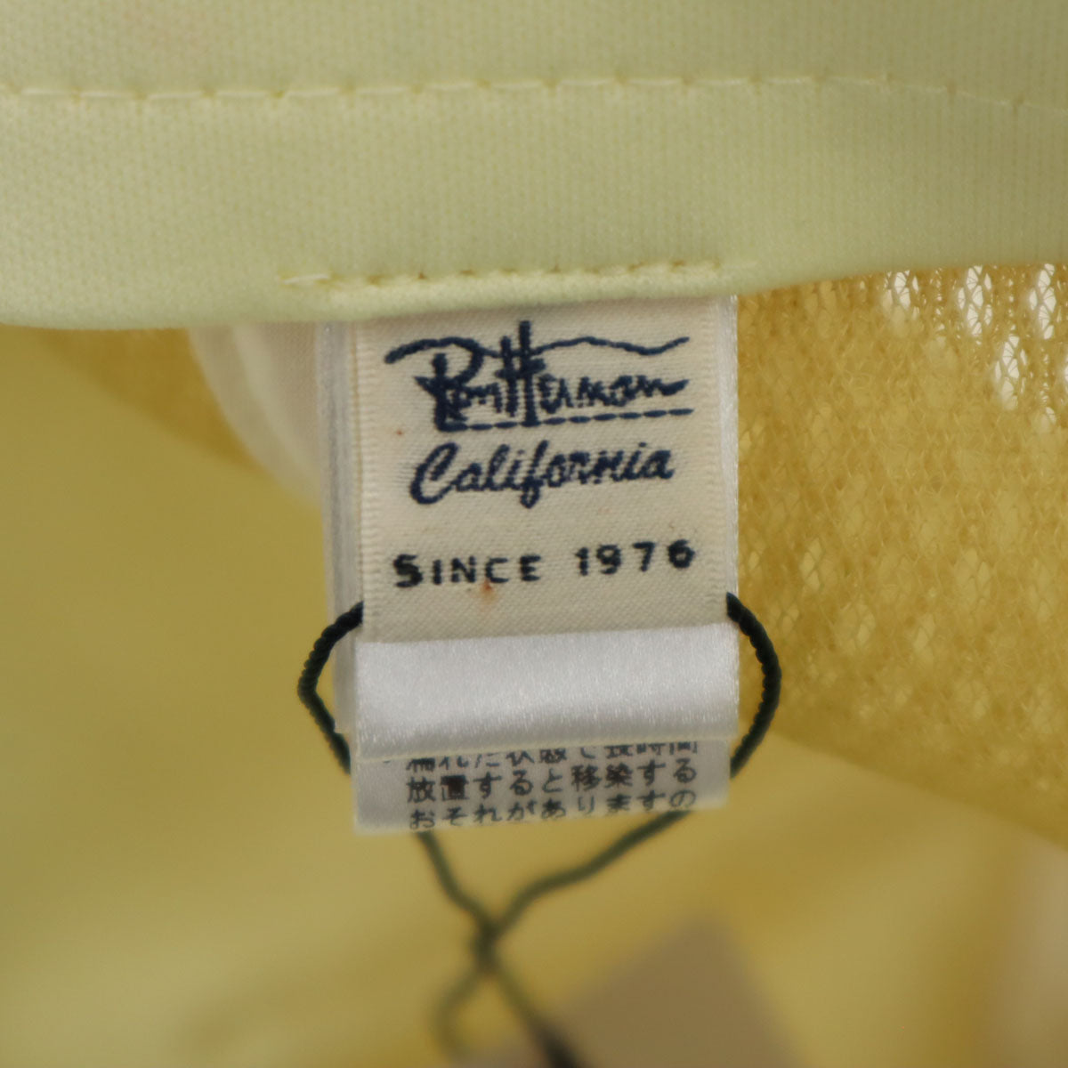 未使用 Ron Herman ロンハーマン 日本製 メッシュ キャップ F クリーム 帽子 キッズ