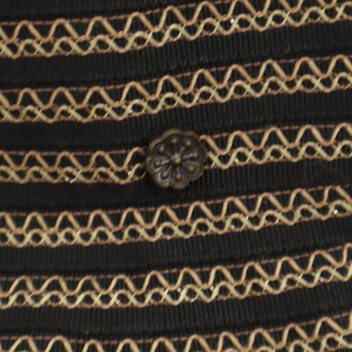 KENZO ケンゾー 日本製 ボーダー バケット ハット M(57cm) ブラック系 帽子 メンズ