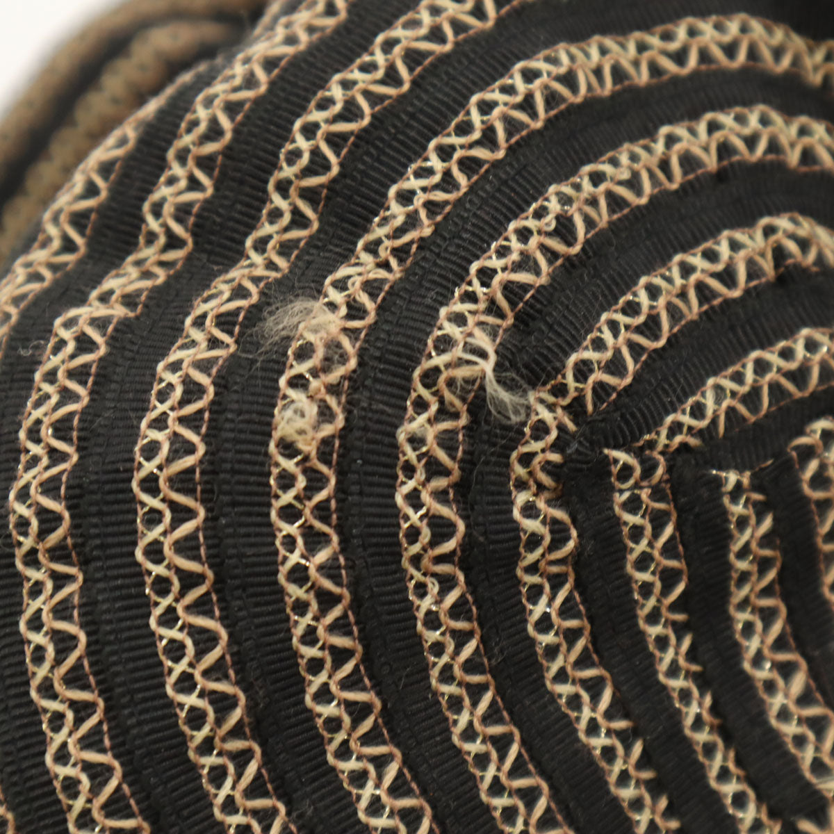 KENZO ケンゾー 日本製 ボーダー バケット ハット M(57cm) ブラック系 帽子 メンズ