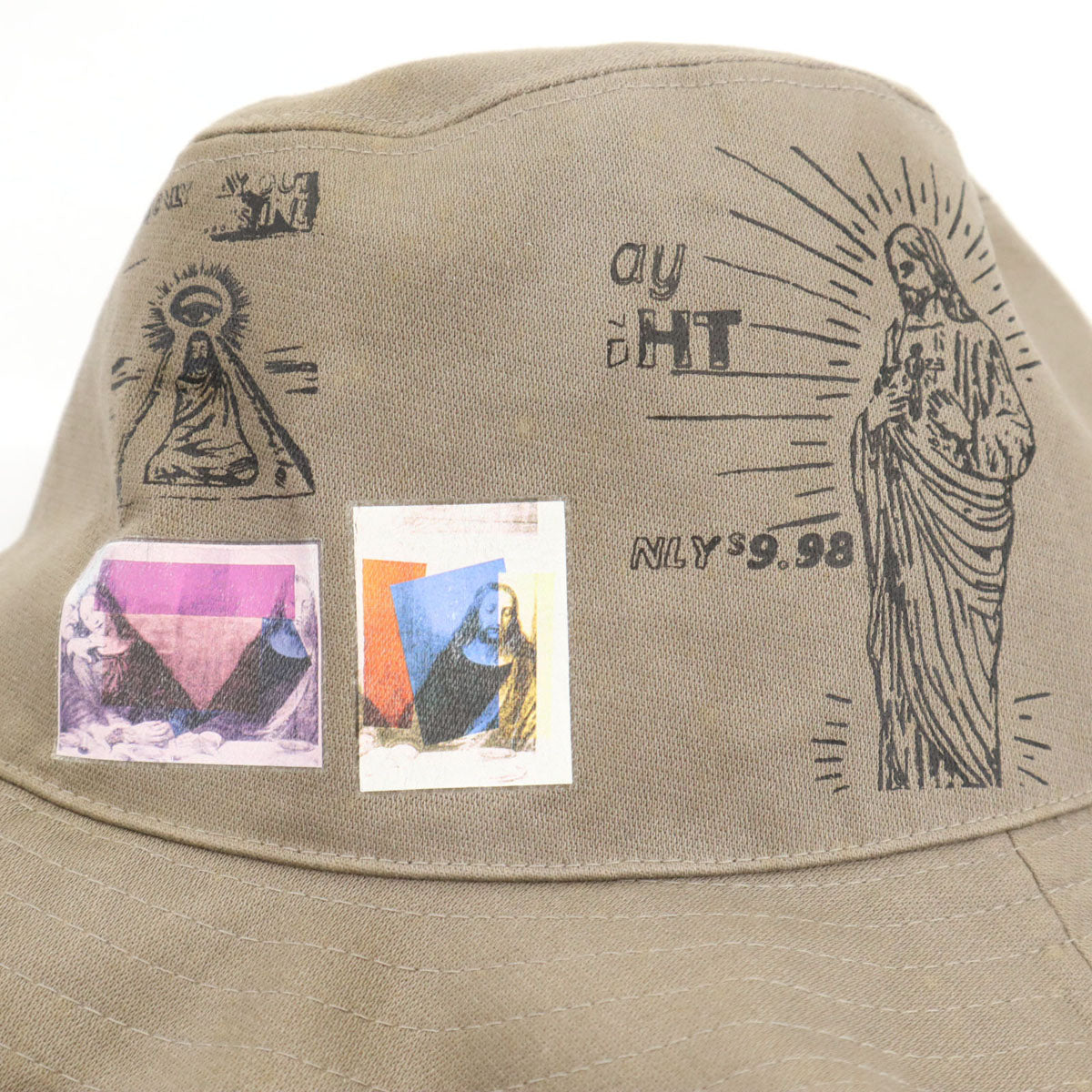 Andrew Warhola アンディウォーホル by CA4LA 日本製 キリスト ハット ベージュ系 アンディウォーホル メンズ