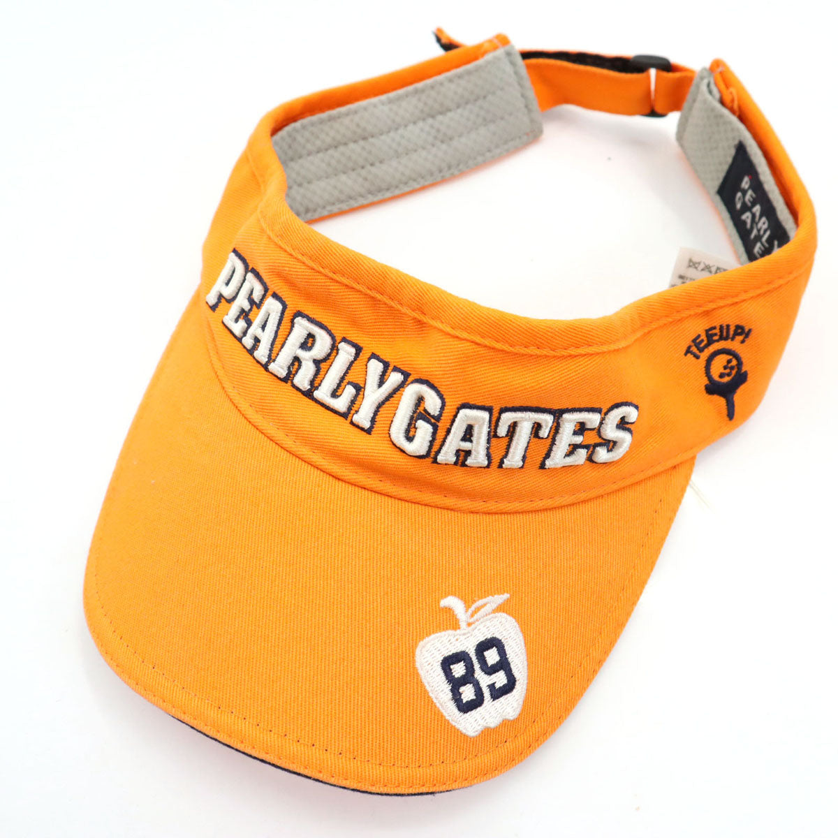PEARLY GATES パーリーゲイツ サンバイザー FREE オレンジ ゴルフ ユニセックス メンズ
