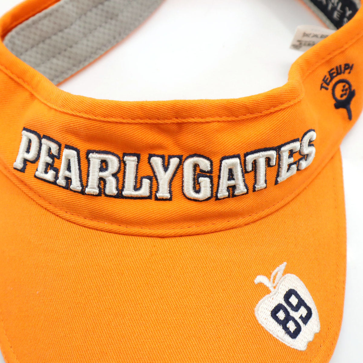 PEARLY GATES パーリーゲイツ サンバイザー FREE オレンジ ゴルフ ユニセックス メンズ
