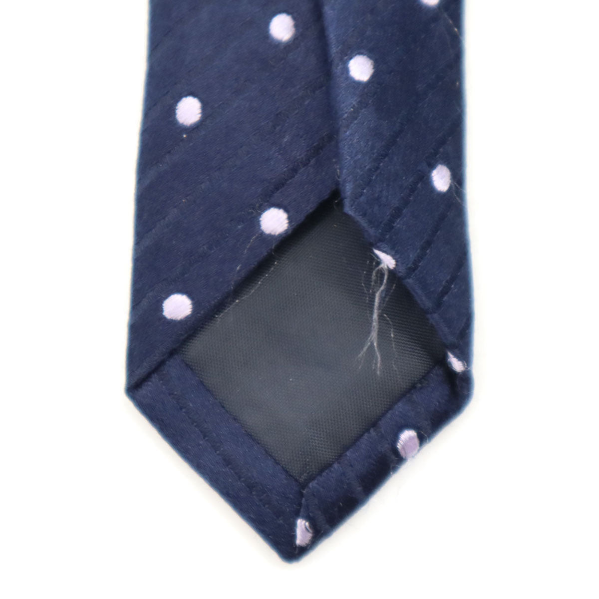 Paul Smith ポールスミス イタリア製 ドット 斜ストライプ柄 ネクタイ ネイビー メンズ