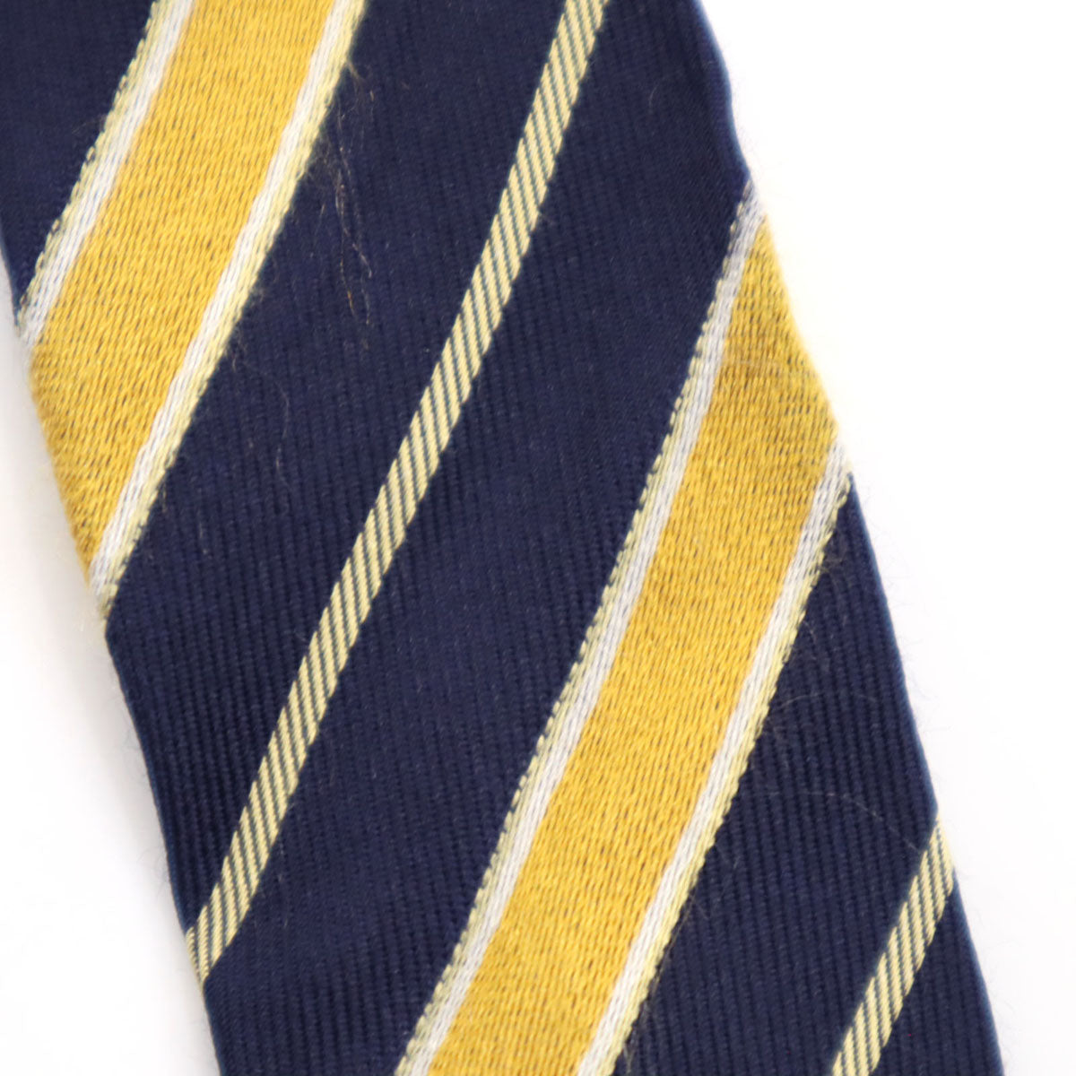 VERSACE ヴェルサーチ イタリア製 シルク 斜ストライプ柄 ネクタイ ネイビー メンズ