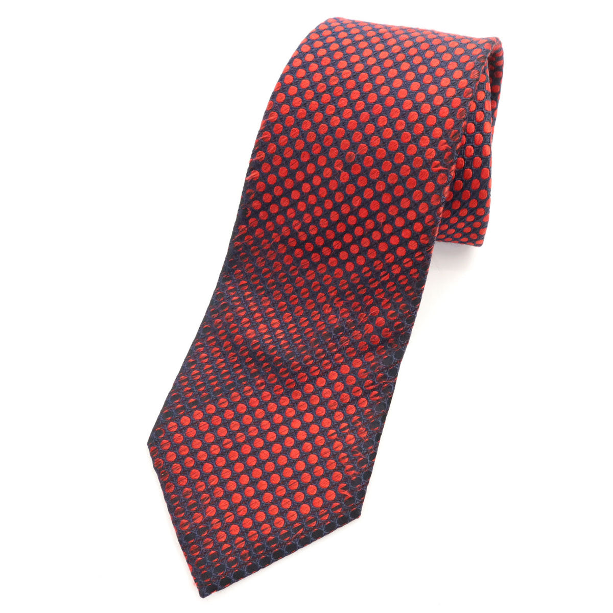 Paul Smith LONDON ポールスミス ロンドン バーズアイ柄 ネクタイ レッド メンズ