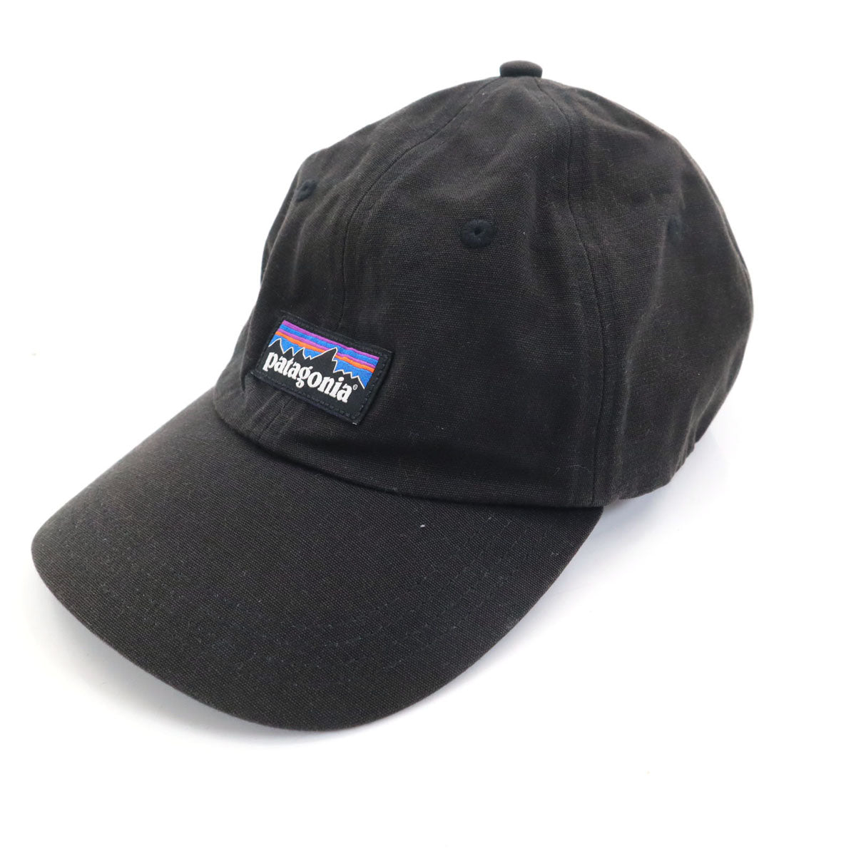patagonia パタゴニア P-6 ラベル トラッド キャップ ALL ブラック 帽子 アウトドア 38296SP22 メンズ