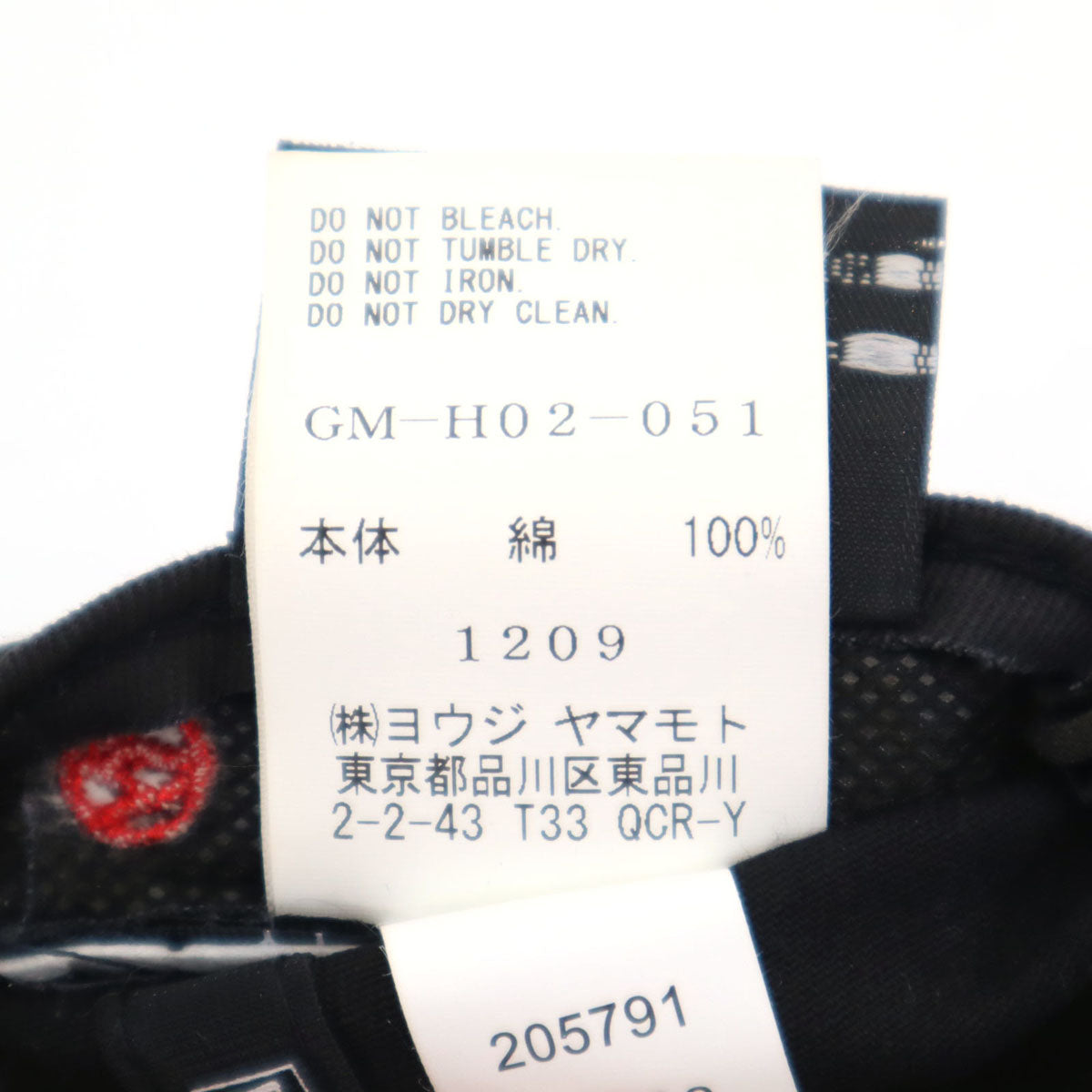 Ground Y グランドワイ NEW ERA ニューエラ コラボ 9THIRTY キャップ ブラック 帽子 ヨウジヤマモト GM-H02-051 メンズ