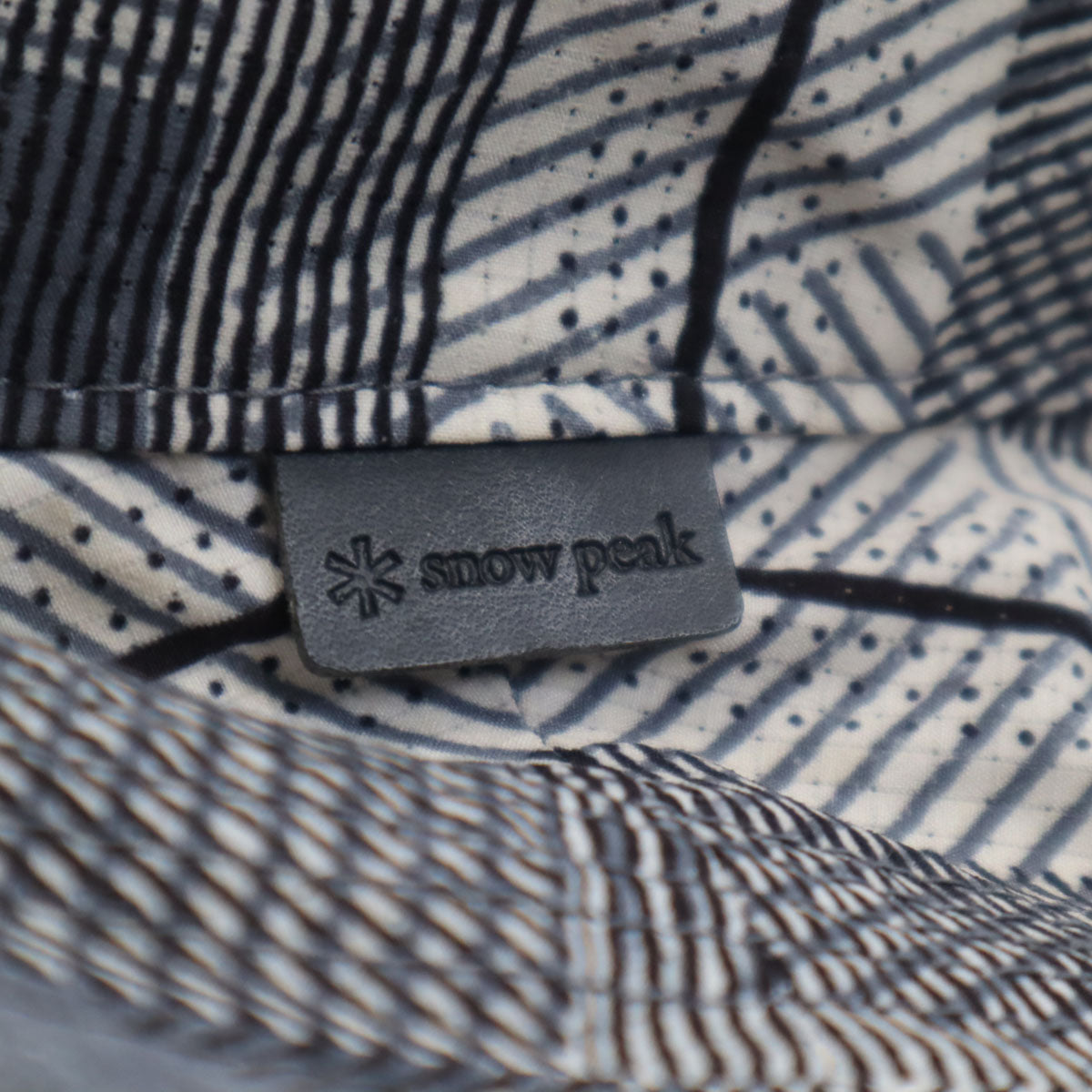 snowpeak スノーピーク 総柄 バケット ハット グレー 帽子 アウトドア UG-827 メンズ