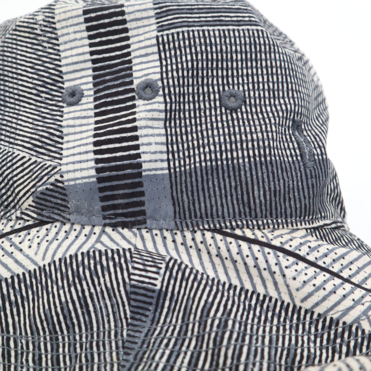 snowpeak スノーピーク 総柄 バケット ハット グレー 帽子 アウトドア UG-827 メンズ