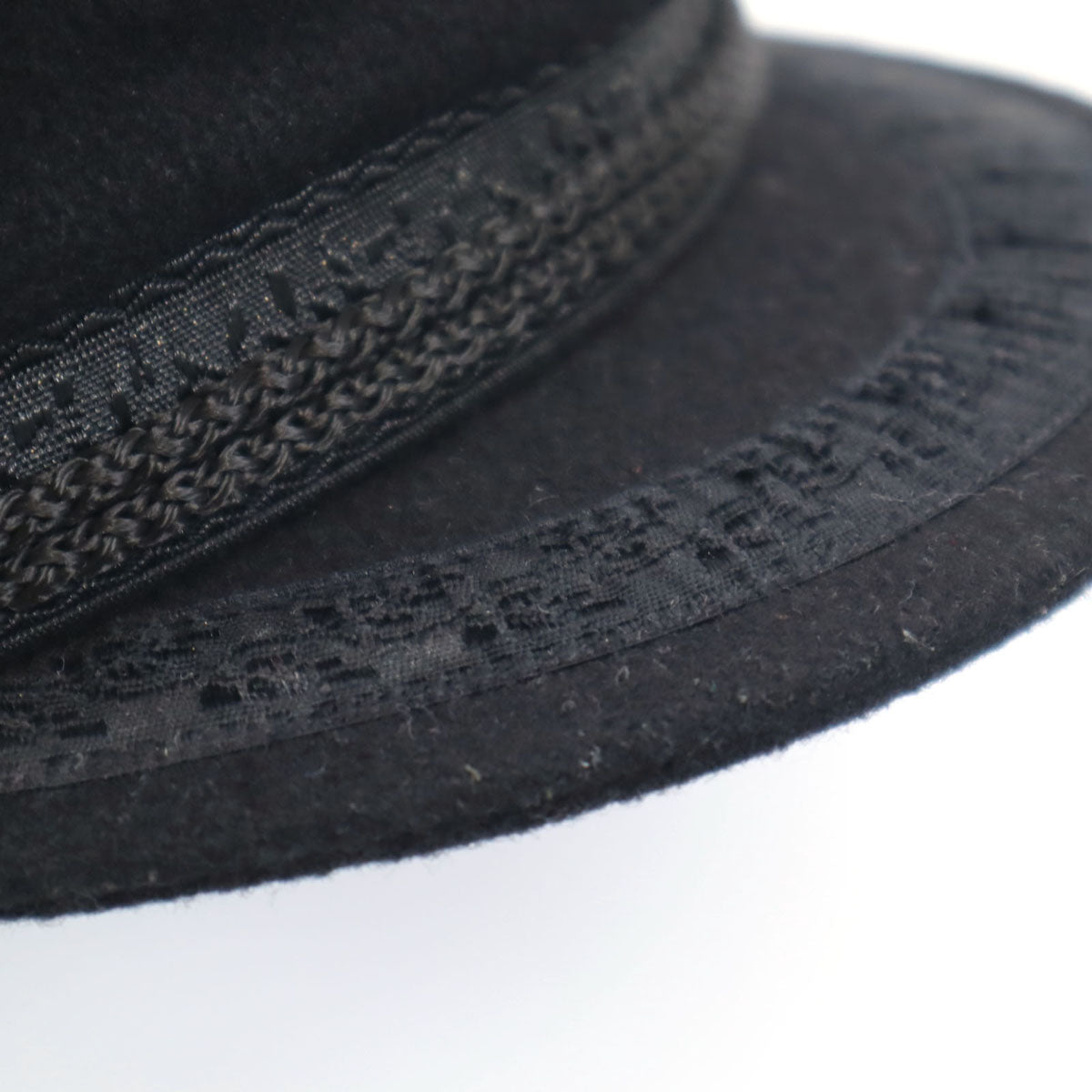 SAINT LAURENT サンローラン フランス製 キャスケット 60 ブラック 帽子 レディース