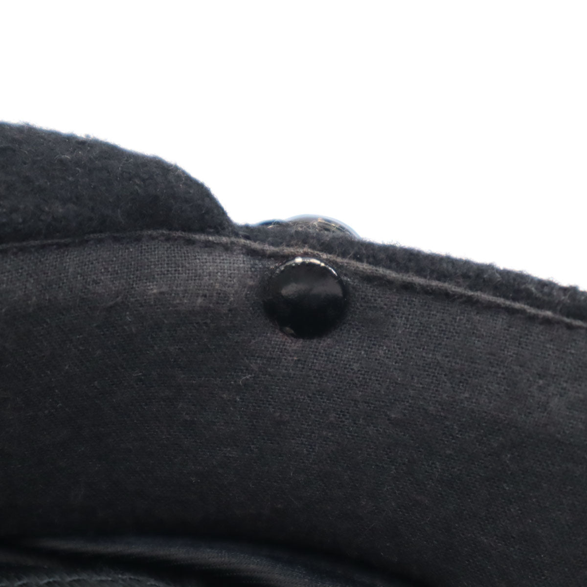 SAINT LAURENT サンローラン フランス製 キャスケット 60 ブラック 帽子 レディース