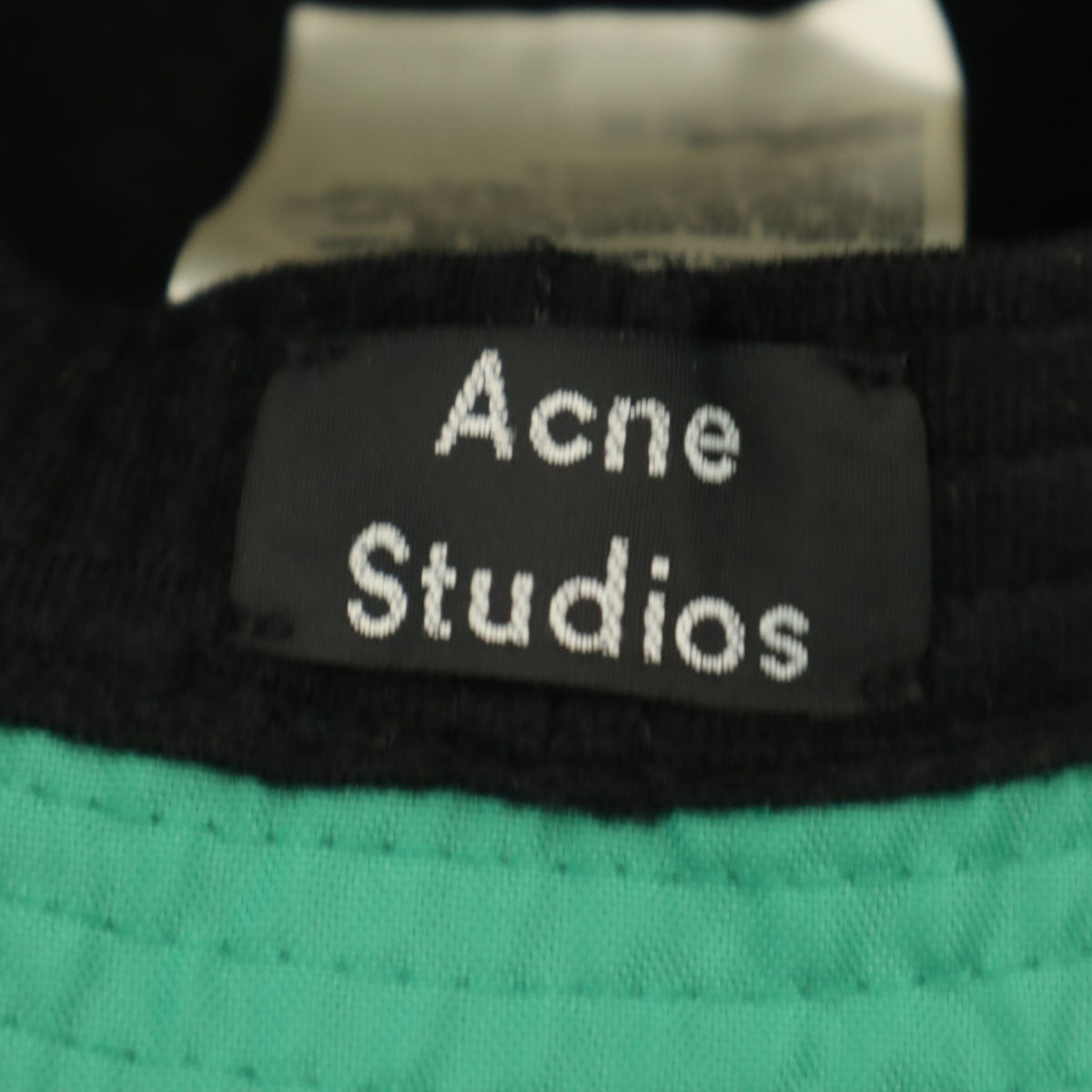 ACNE STUDIOS アクネストゥディオズ フェイスロゴ バケット ハット 59 緑 帽子 FA-UX-HATS000039 メンズ