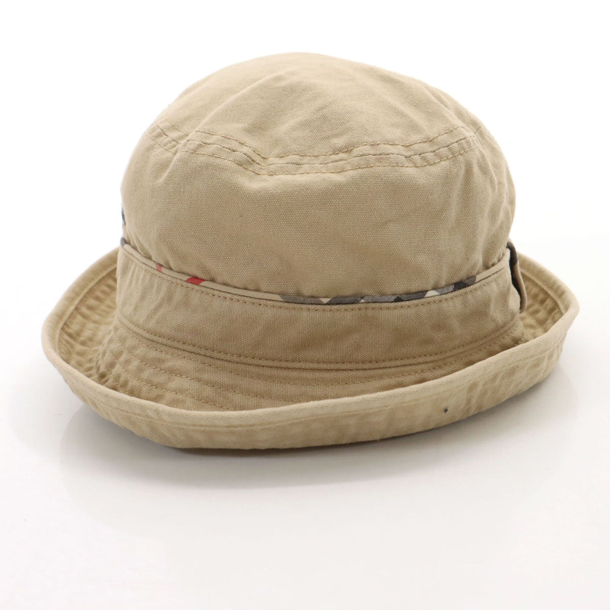 BURBERRY バーバリー 日本製 バケット ハット 52 ベージュ 帽子 三陽商会 キッズ