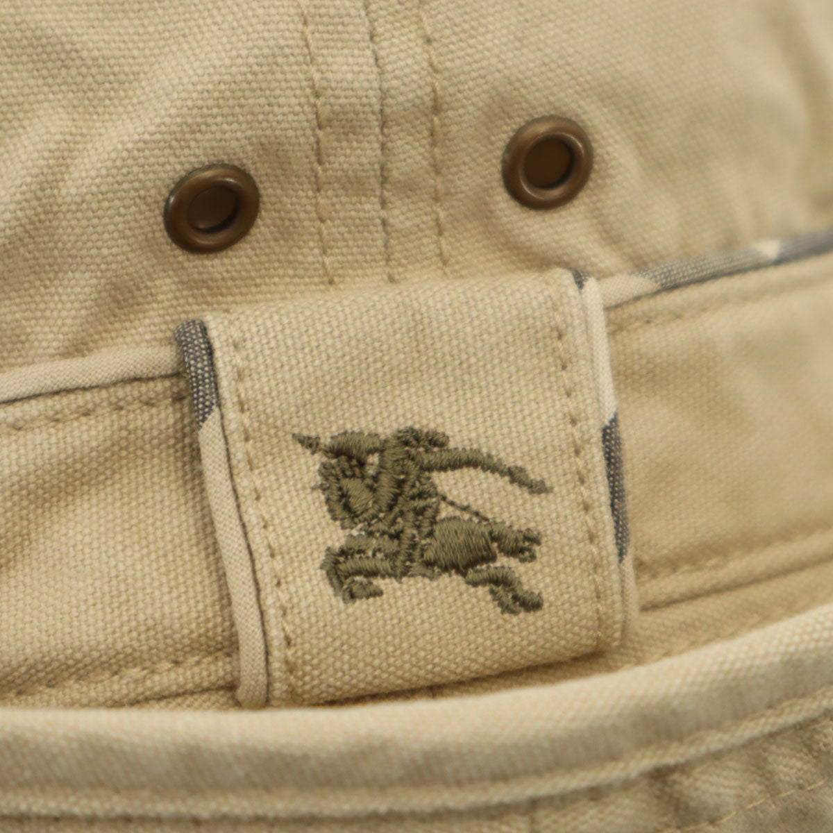 BURBERRY バーバリー 日本製 バケット ハット 52 ベージュ 帽子 三陽商会 キッズ