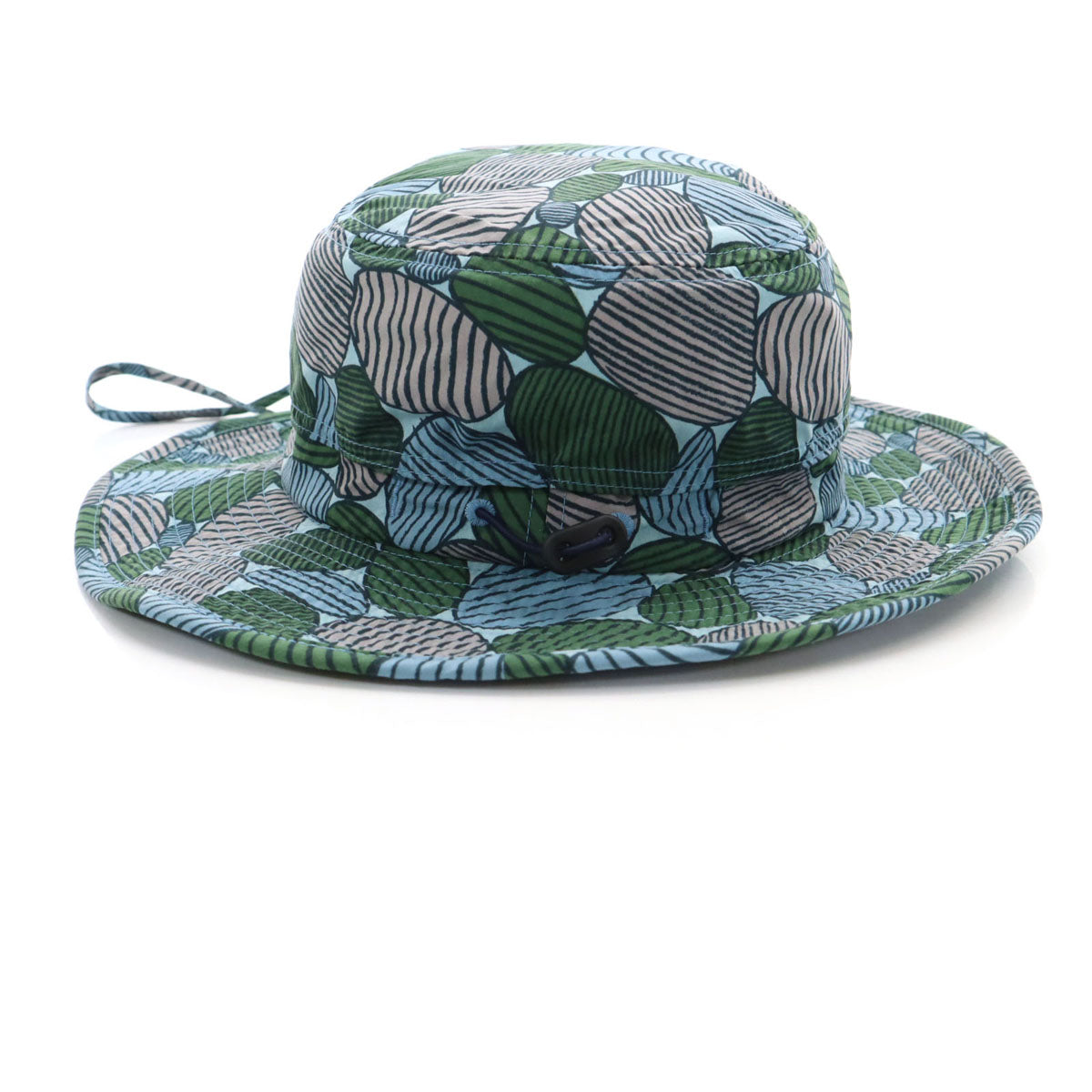 THE NORTH FACE ノースフェイス ミナペルホネン コラボ 総柄 ホライズン ハット M 水色系 NNO1708 帽子 アウトドア メンズ