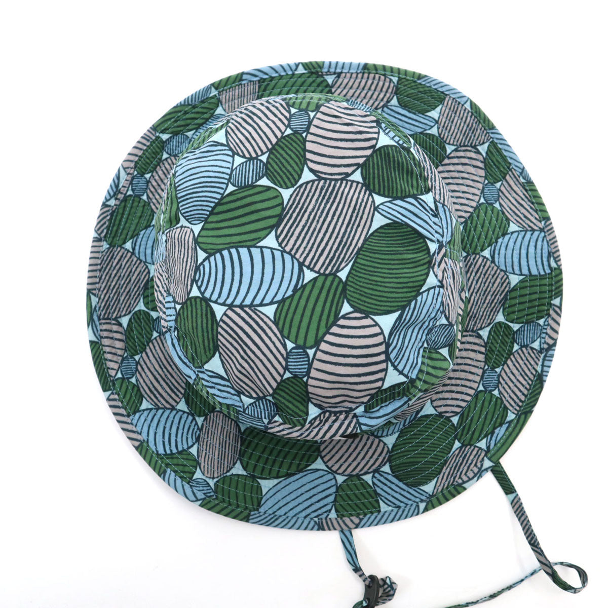 THE NORTH FACE ノースフェイス ミナペルホネン コラボ 総柄 ホライズン ハット M 水色系 NNO1708 帽子 アウトドア メンズ