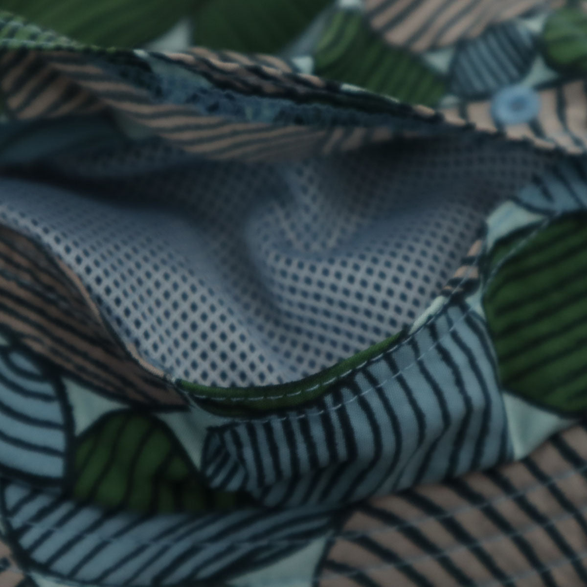 THE NORTH FACE ノースフェイス ミナペルホネン コラボ 総柄 ホライズン ハット M 水色系 NNO1708 帽子 アウトドア メンズ