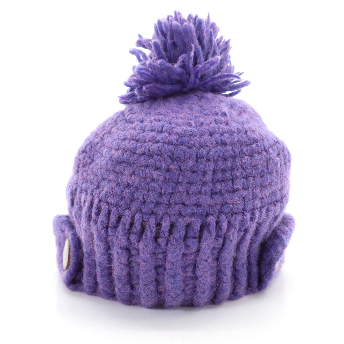 Vivienne Westwood ACCESSORIES ヴィヴィアンウエストウッド アクセサリー 日本製 ニットキャップ パープル ビーニー ボンボン レディース
