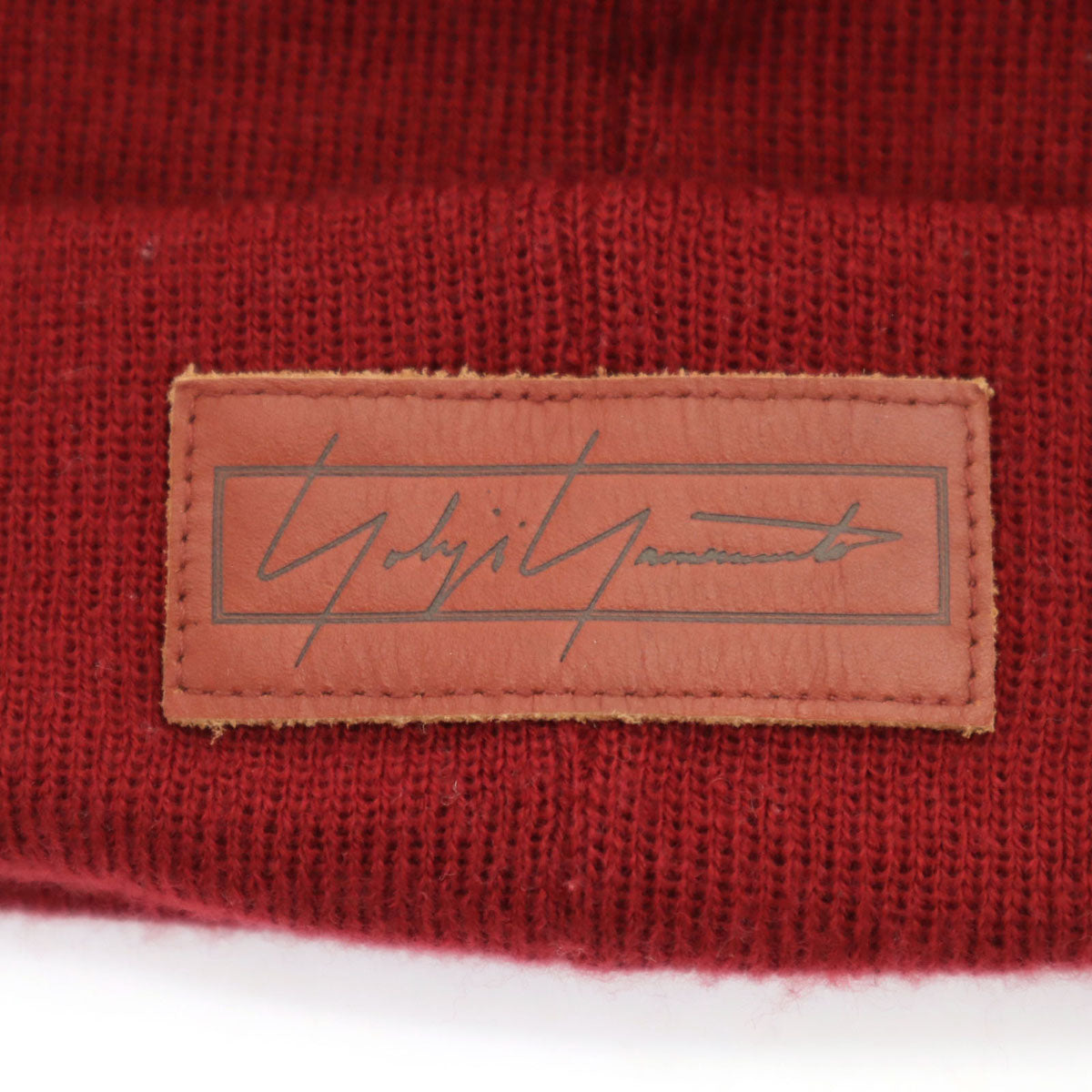 Yohji Yamamoto POUR HOMME ヨウジヤマモトプールオム NEW ERA ニューエラ コラボ ニットキャップ ワインレッド ビーニー メンズ