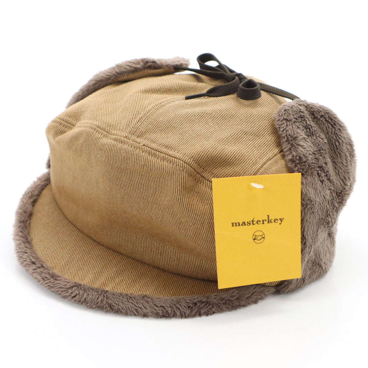 未使用 masterkey マスターキー フライト キャップ FREE ベージュ 帽子 メンズ