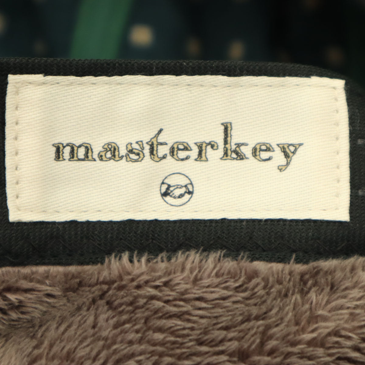 未使用 masterkey マスターキー フライト キャップ FREE ベージュ 帽子 メンズ