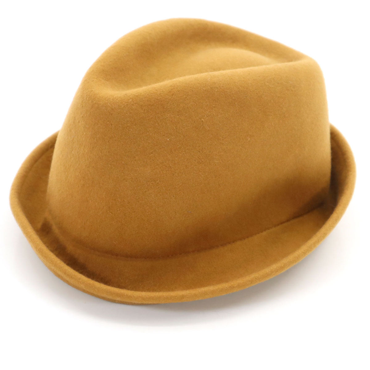 美品 CA4LA カシラ 日本製 ウール ハット キャメル 帽子 ユニセックス メンズ