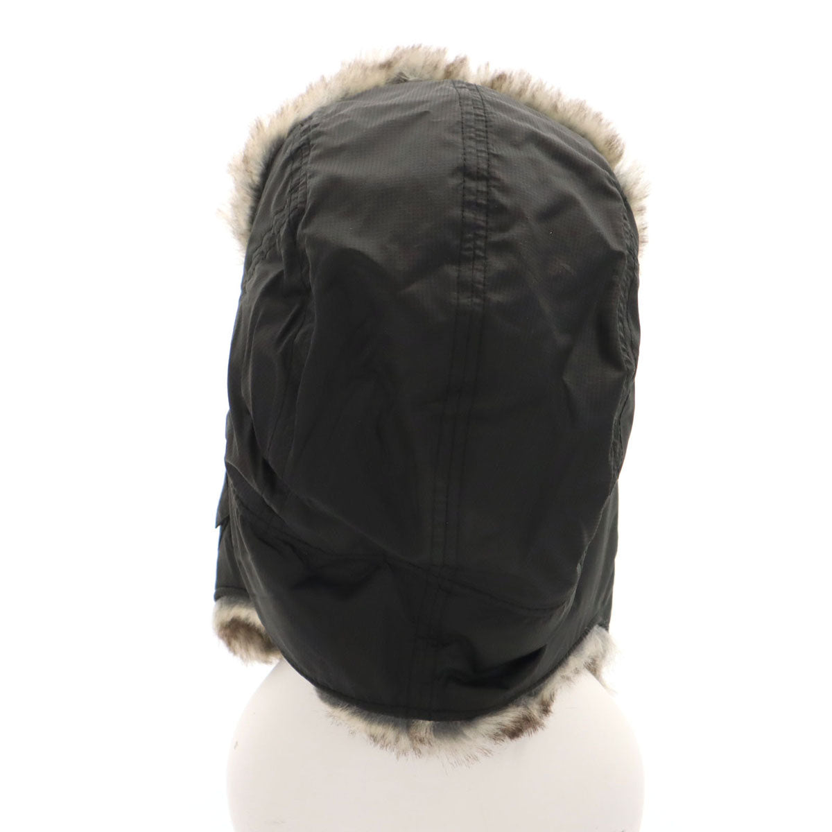 美品 NEW ERA ニューエラ フライト キャップ L ブラック 帽子 パイロット メンズ