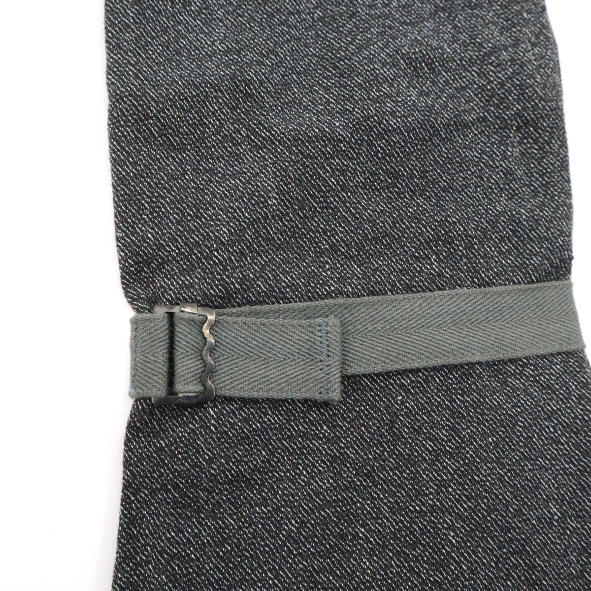 美品 SWISS ARMY スイス軍 デニムミトン グローブ 手袋 グレー ミリタリー メンズ