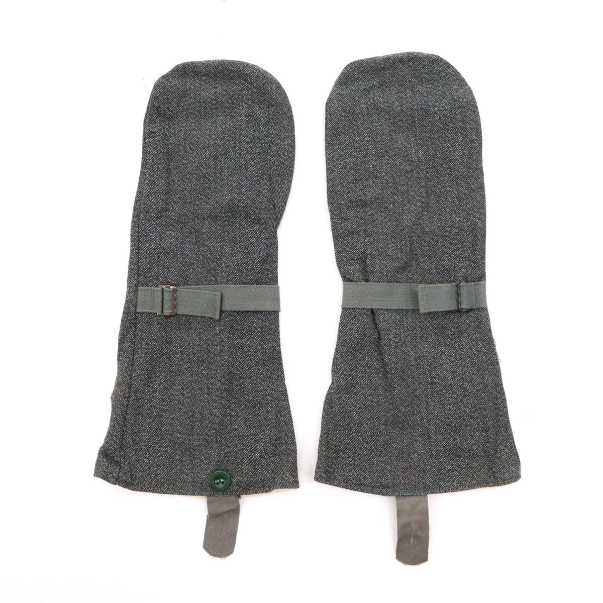 美品 SWISS ARMY スイス軍 デニムミトン グローブ 手袋 グレー ミリタリー メンズ