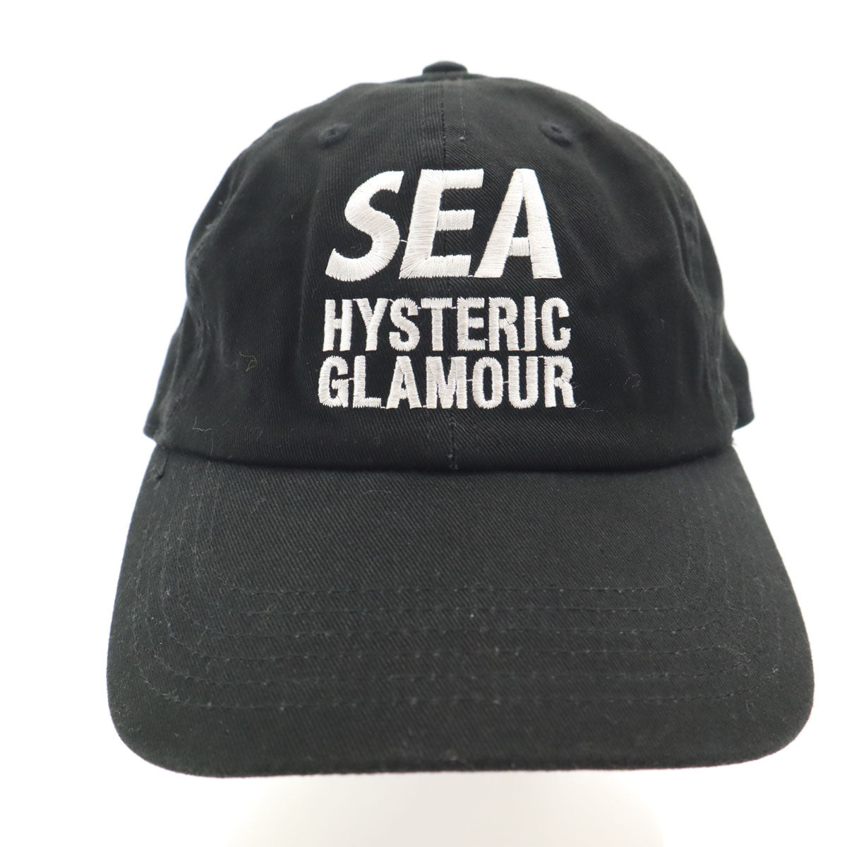 HYSTERIC GLAMOUR ヒステリックグラマー WIND AND SEA ウィンダンシー コラボ キャップ ブラック 帽子 ユニセックス メンズ