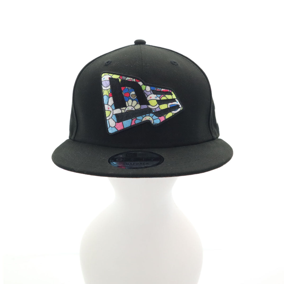 NEW ERA ニューエラ 村上隆 コラボ 9FIFTY キャップ S/M ブラック スナップバック メンズ