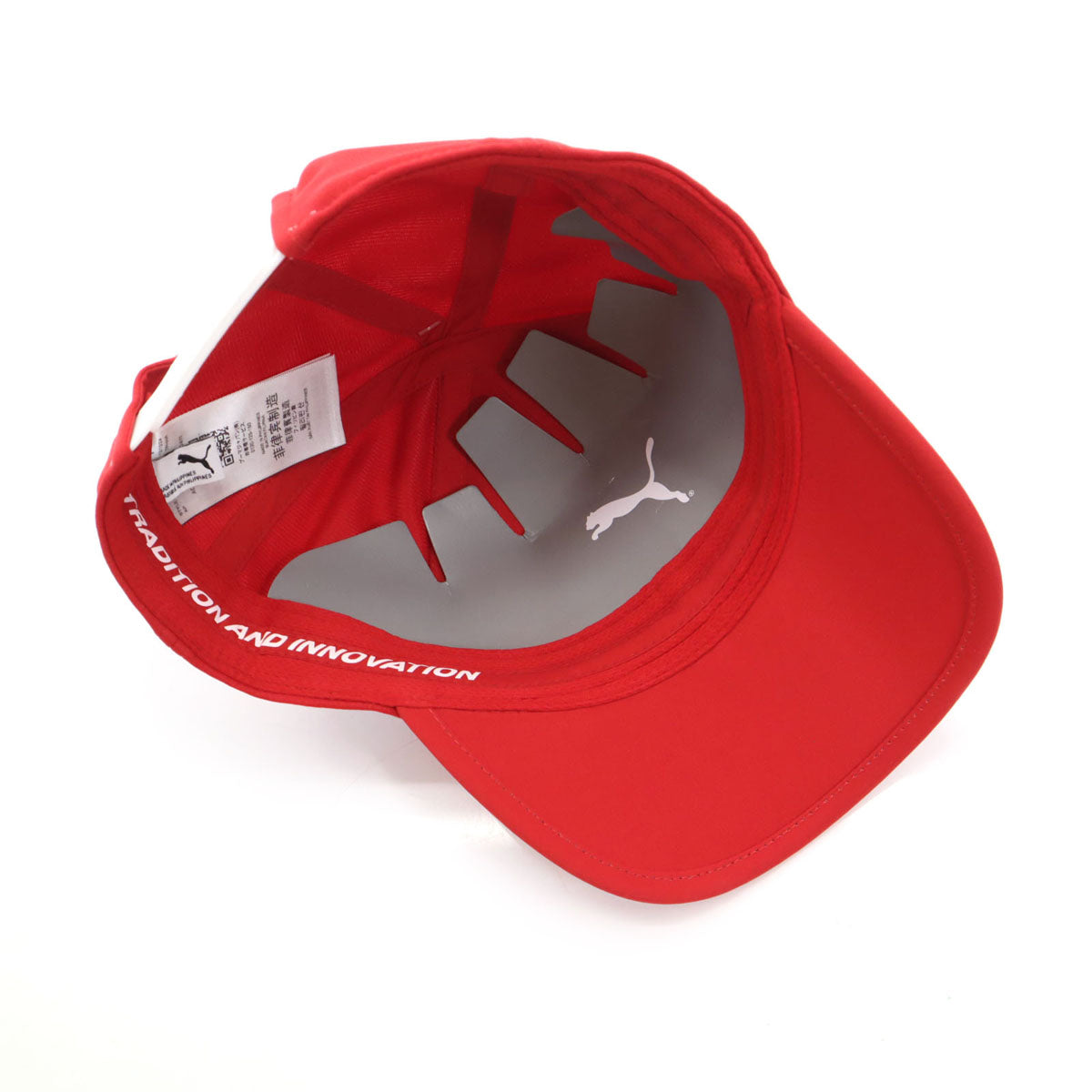 未使用 PUMA プーマ Ferrari フェラーリ コラボ ハミルトン キャップ OSFA レッド 帽子 メンズ