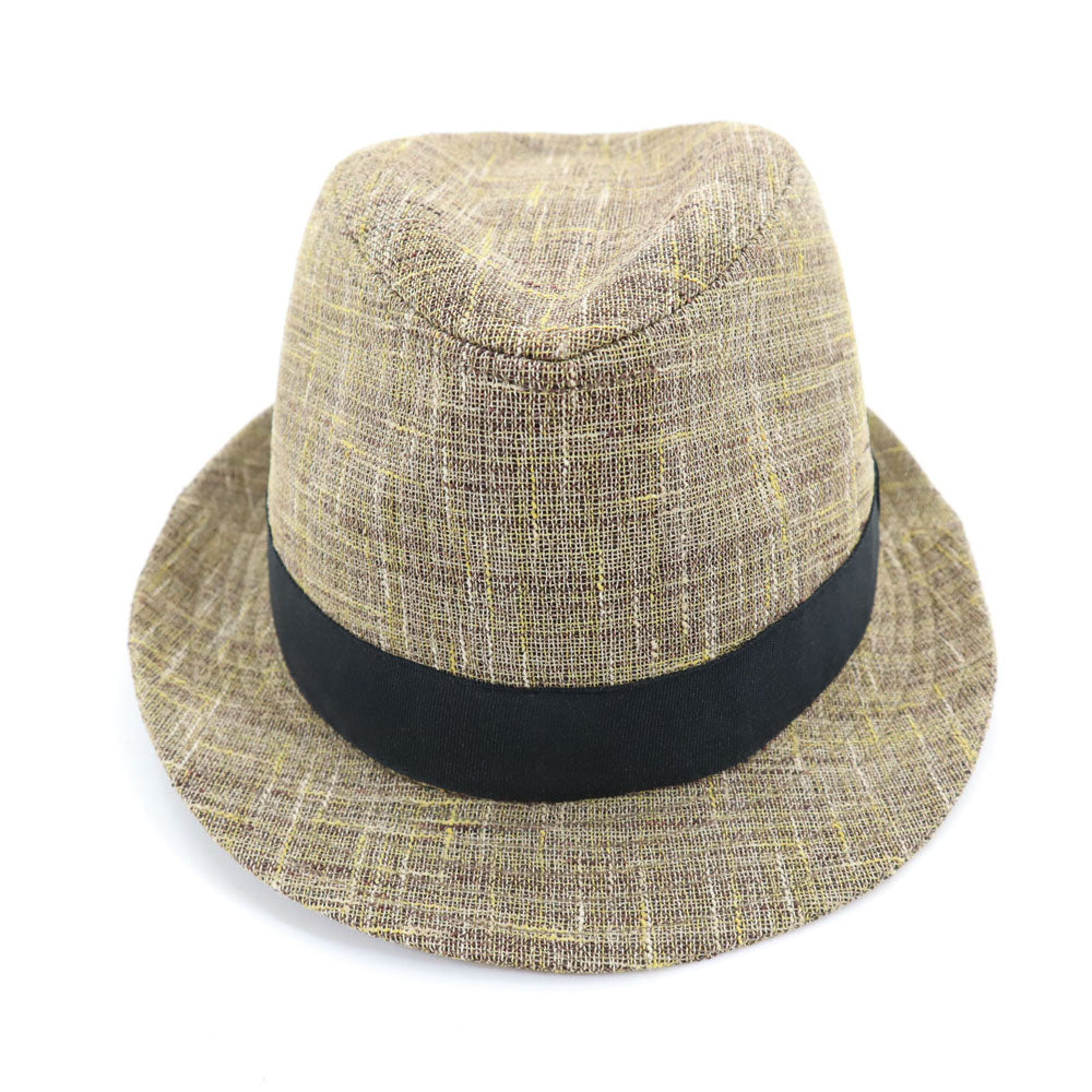 BASIQUENTI ベーシックエンティ ハット 57-59cm ブラウン系 中折れ帽 メンズ