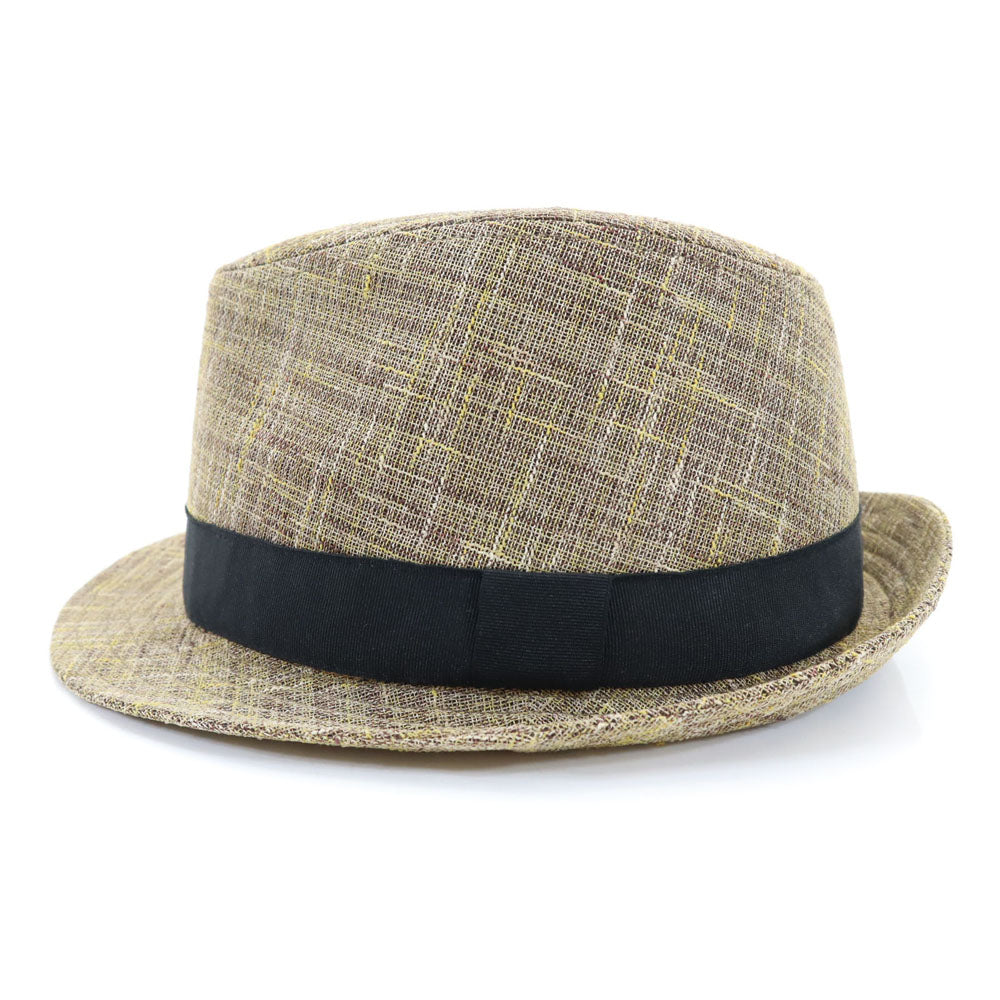 BASIQUENTI ベーシックエンティ ハット 57-59cm ブラウン系 中折れ帽 メンズ