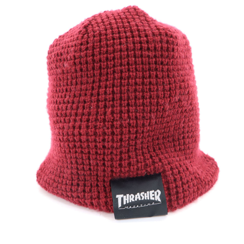 スラッシャー ニットキャップ  レッド系 THRASHER ビーニー メンズ