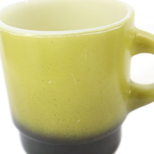 ファイヤーキング 60s USA製 スタッキング マグカップ  グリーン系 オールド メンズ