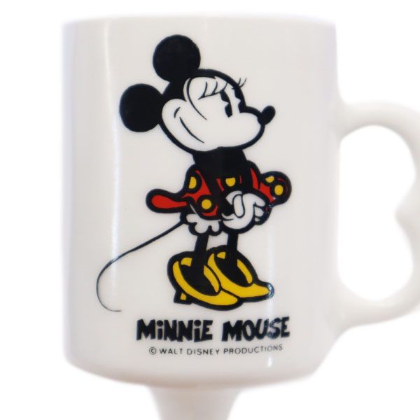 フェデラル 60s 70s ミニーマウス ヴィンテージ  フッテッド マグカップ  ホワイト オールド メンズ