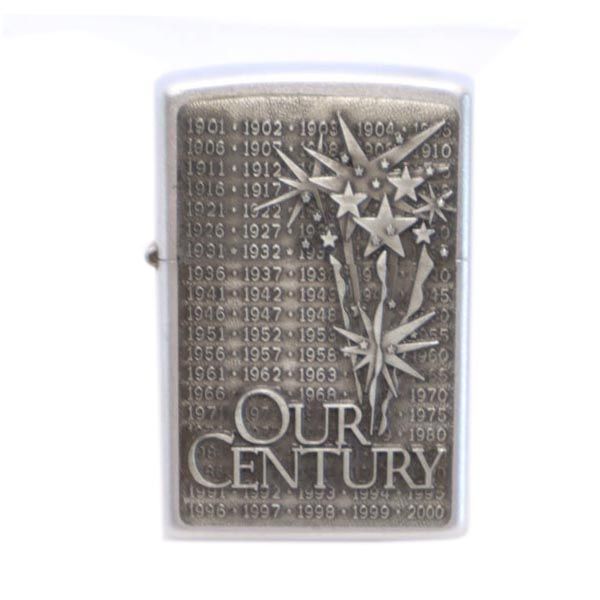 ジッポー 90s 1999年 USA製 OUR CENTURY オイルライター  シルバー ZIPPO オールド メンズ