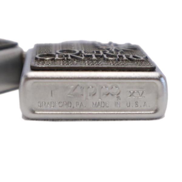 ジッポー 90s 1999年 USA製 OUR CENTURY オイルライター  シルバー オールド メンズ