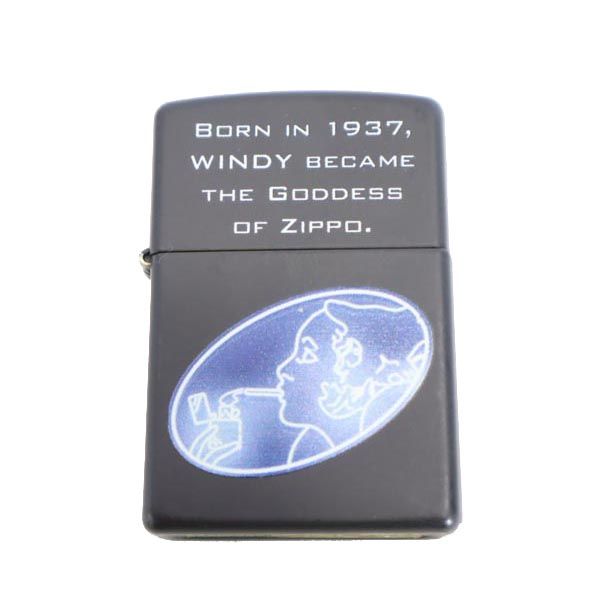 ジッポー 2014年 USA製 オイルライター  ブラック ZIPPO メンズ