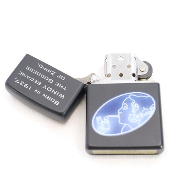 ジッポー 2014年 USA製 オイルライター  ブラック メンズ