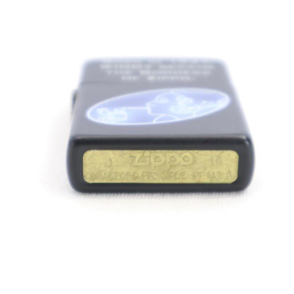 ジッポー 2014年 USA製 オイルライター  ブラック メンズ